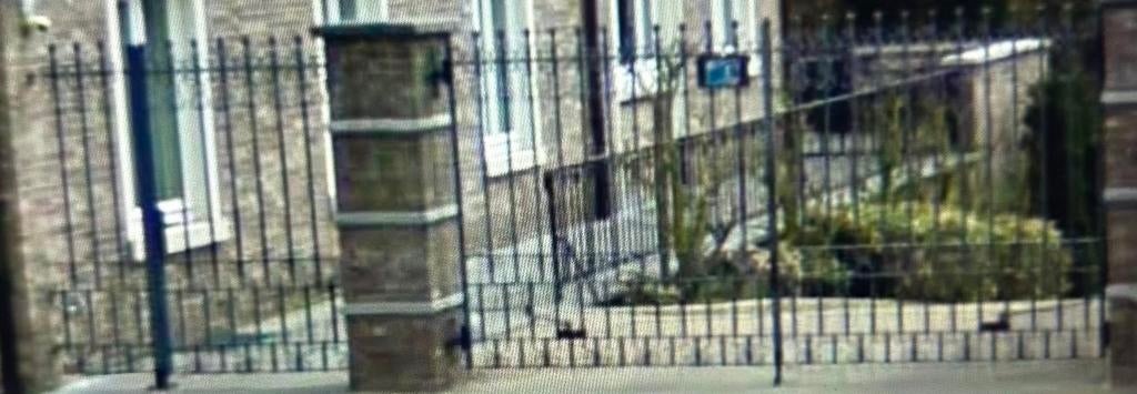 Grote metalen sierpoort + 2 kleine poortjes, Ophalen, Met poort, Zo goed als nieuw, Sierhekwerk