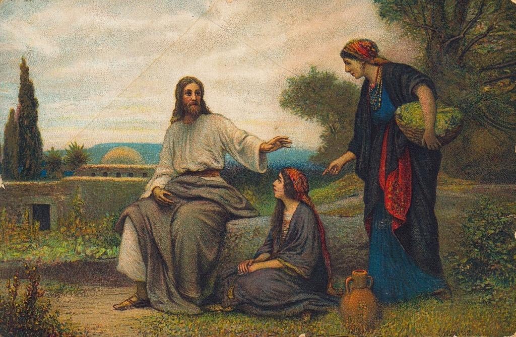 1910 - DUITSLAND - Frankfurt: Jesus mit Maria & Martha, Verzamelen, Verzenden, Voor 1920, Gelopen, Overige thema's