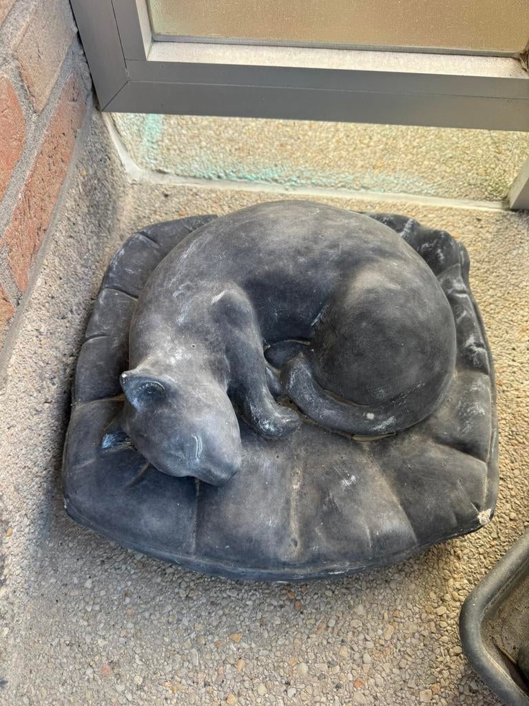 Slapend katje, Tuin en Terras, Tuinbeelden, Ophalen, Gebruikt