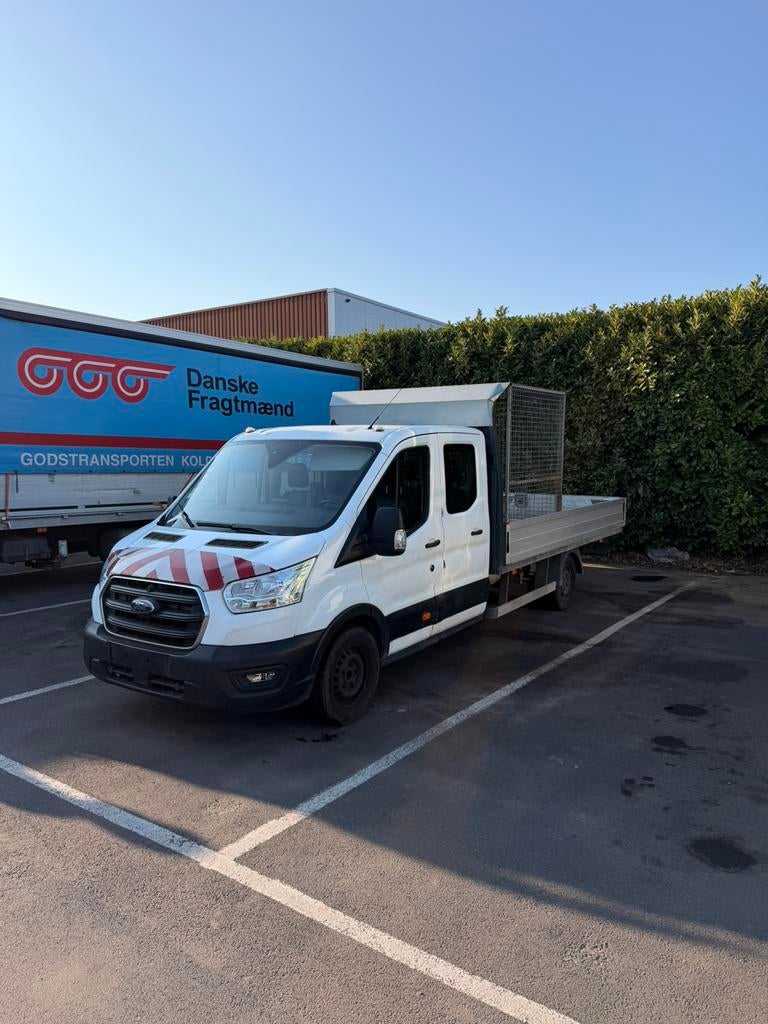 Ford transit pick-up long, Autos, Cuir, Entreprise, 7 places, Noir