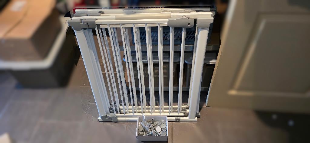 5 Deur- en traphekjes, met kinderbeveiliging., Ophalen, Gebruikt, Klemhekje, Metaal of IJzer