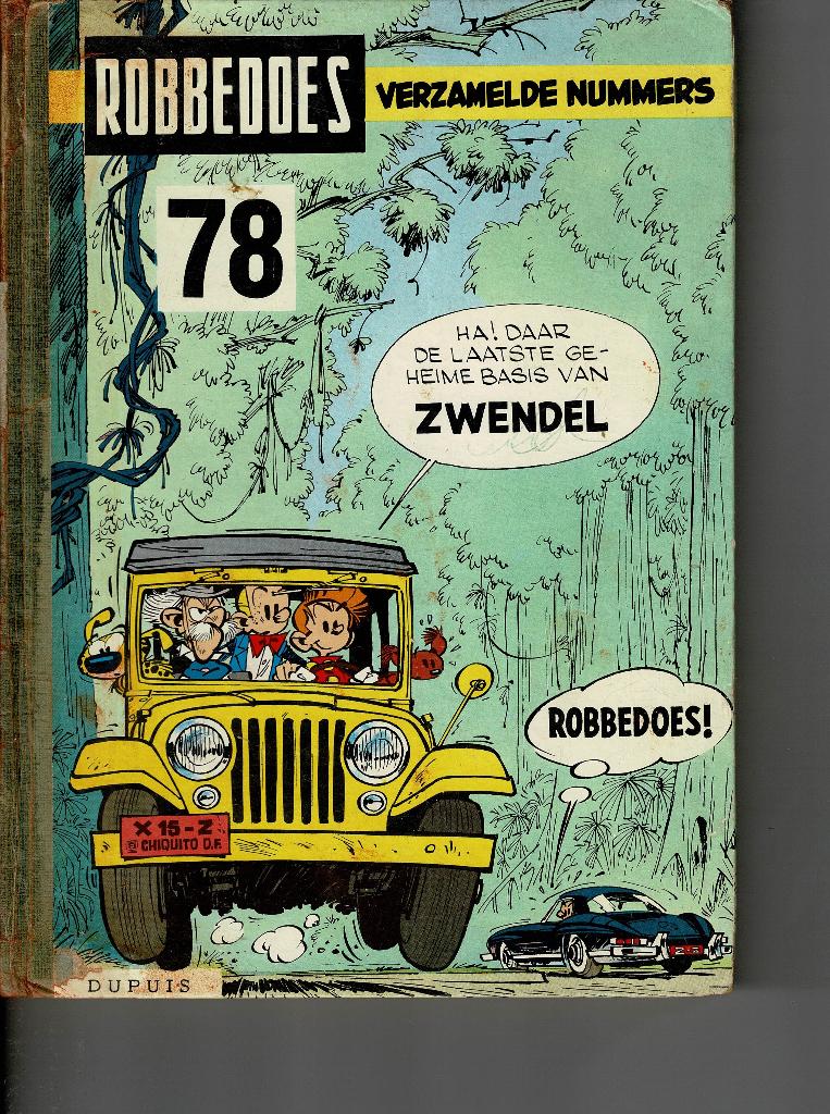 Robbedoes verzamelalbum nr 78 1960 goede staat, Une BD, Utilisé, Diversen, Envoi