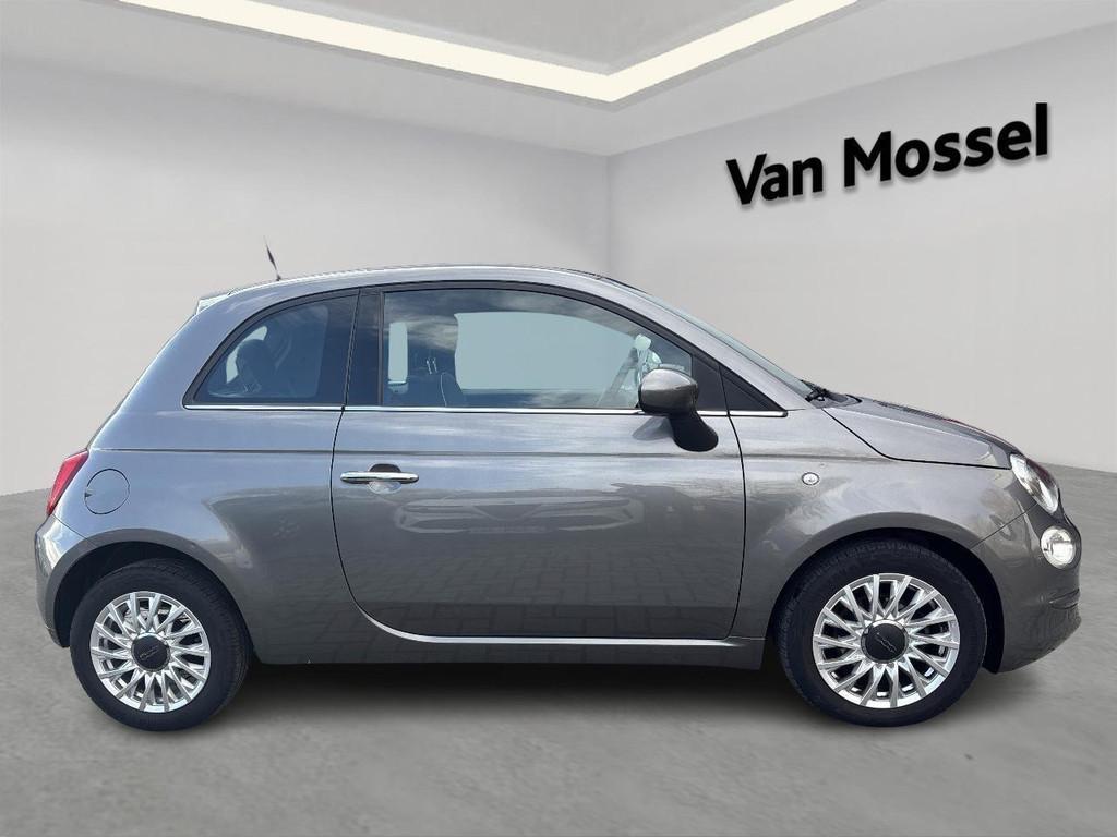 Fiat 500 1.2 69 MTA Lounge (automatique), Autos, Fiat, Argent ou Gris, Entreprise, 69 ch, Electronic Stability Program (ESP)