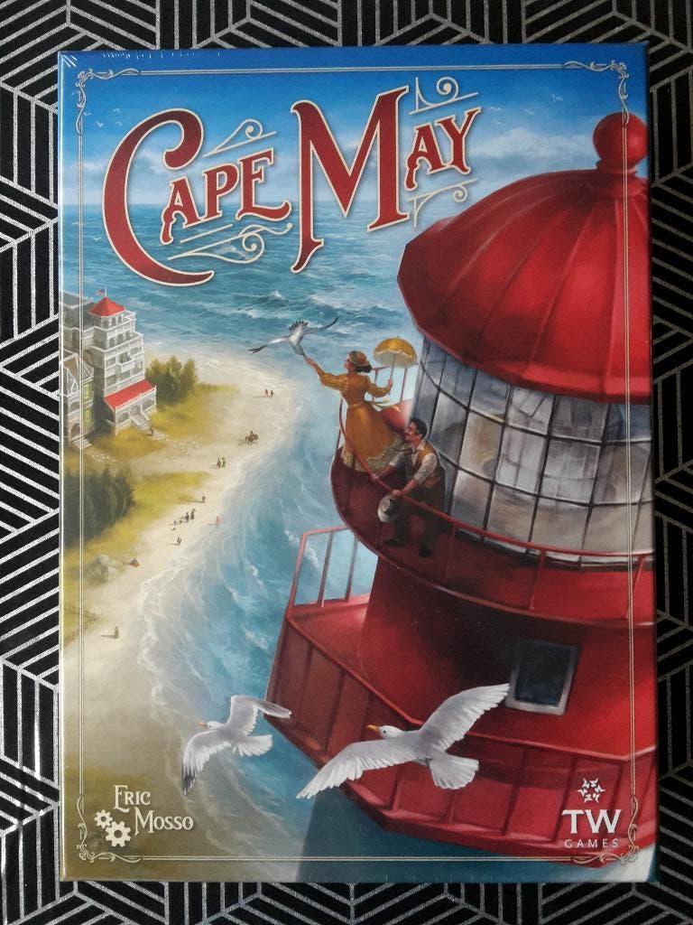 Nieuw spel Cape May, in folie, 1-4 spelers, + 1 gratis promo, Ophalen of Verzenden, Nieuw, Thunderworks Games