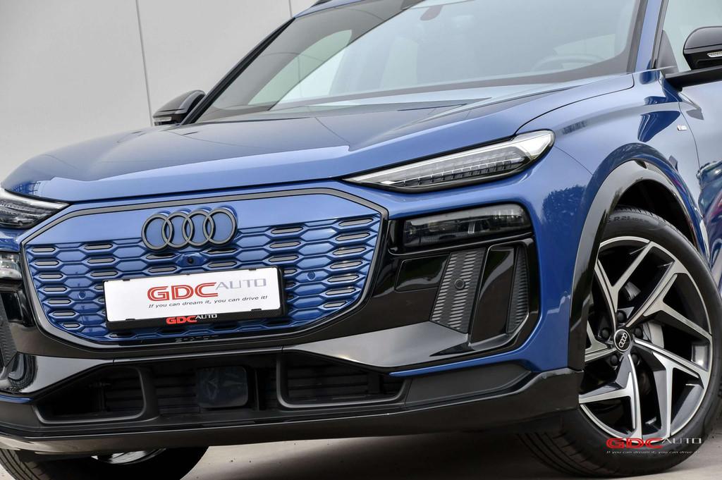 Audi Q6 e-tron Q6 e-Tron Sportback S line I Airsus I Trekhaa, 185 kW, Entreprise, Commande vocale, Noir