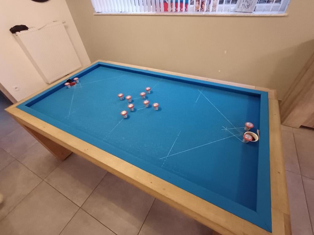 Tapbiljart thuismodel, Sport en Fitness, Biljarten en Poolen, Ophalen, Zo goed als nieuw, Biljarttafel