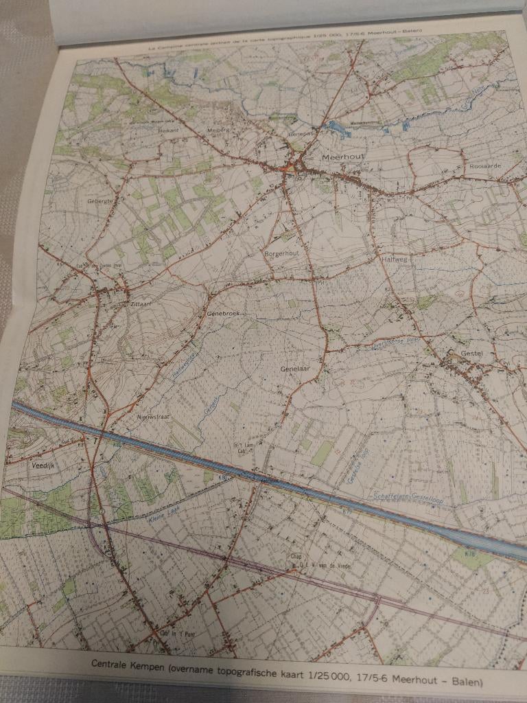 uittreksels uit de topografische kaarten, Boeken, Atlassen en Landkaarten, Ophalen of Verzenden, Gelezen, België