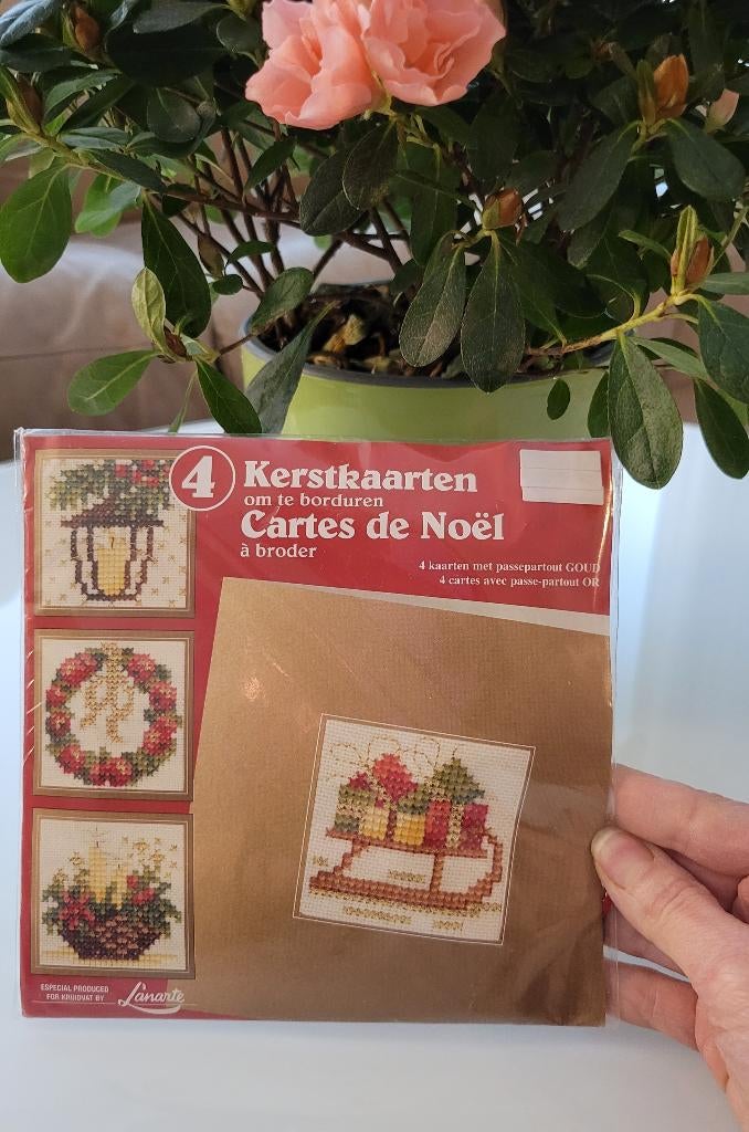 Lanarte Kerstkaarten om te borduren Borduurpakket, Hobby en Vrije tijd, Ophalen, Nieuw, Handborduren, Borduurpakket