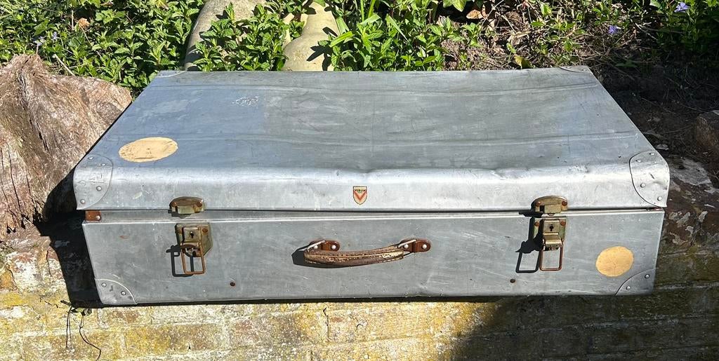 Metalen koffer,, Ophalen, Gebruikt, Metaal