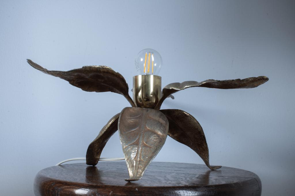 Lampe de table organique Willy Daro Regency des années 60, Antiquités & Art, Antiquités | Éclairage, Enlèvement ou Envoi