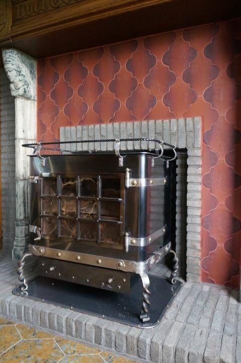 Kachel van het merk Rydes Style, Huis en Inrichting, Kachels, Ophalen, Houtkachel, Zo goed als nieuw, Vrijstaand