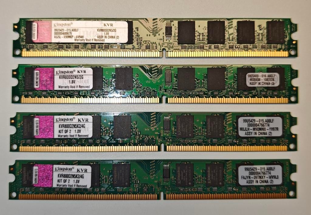 2GB DDR2 desktop RAM geheugen, Ophalen, DDR2, Desktop