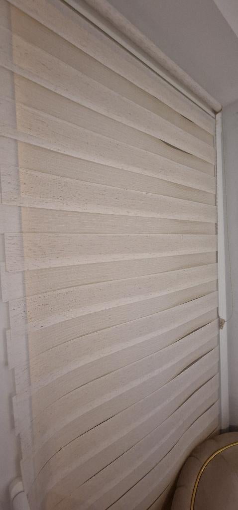 7 Rolgordijnen voor overdag en's avonds, Huis en Inrichting, Stoffering | Gordijnen en Lamellen, Ophalen, Beige