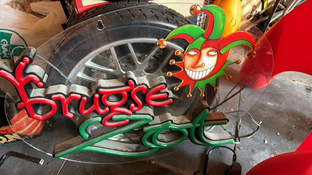 Neon lichtreclame lichtbak retro vintage, Verzamelen, Ophalen of Verzenden, Gebruikt, Lichtbak of (neon) lamp