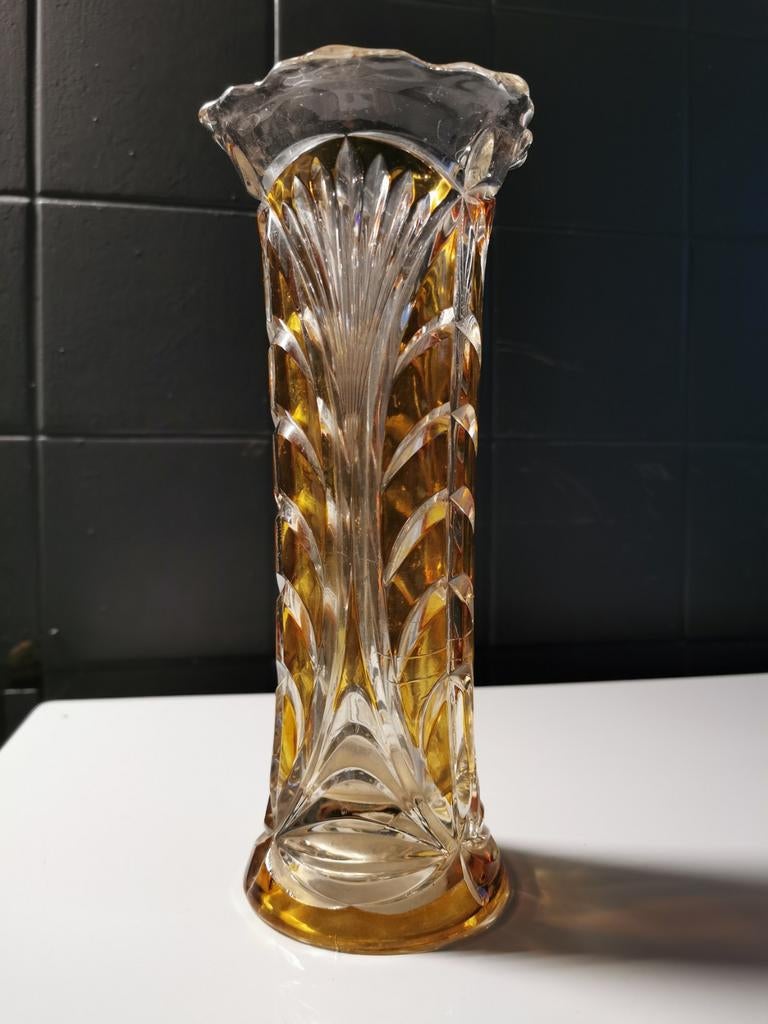 Mooie kristallen vaas, Antiek en Kunst, Antiek | Vazen, Ophalen of Verzenden