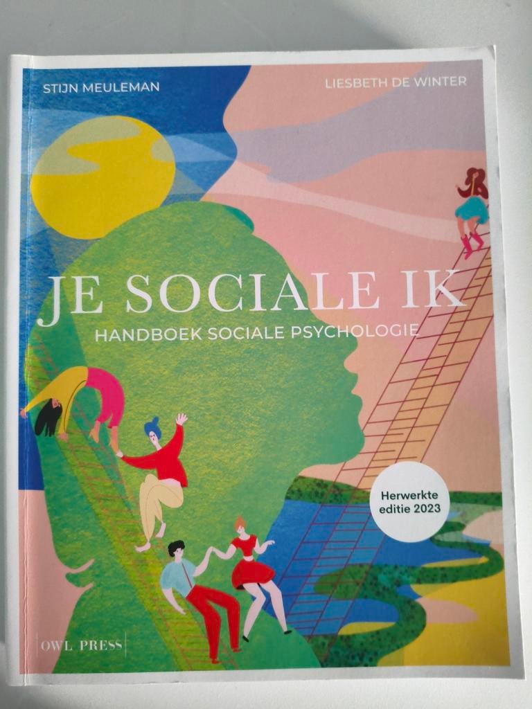 Liesbeth De Winter - Je sociale ik, Livres, Psychologie, Enlèvement, Psychologie sociale, Liesbeth De Winter; Stijn Meuleman