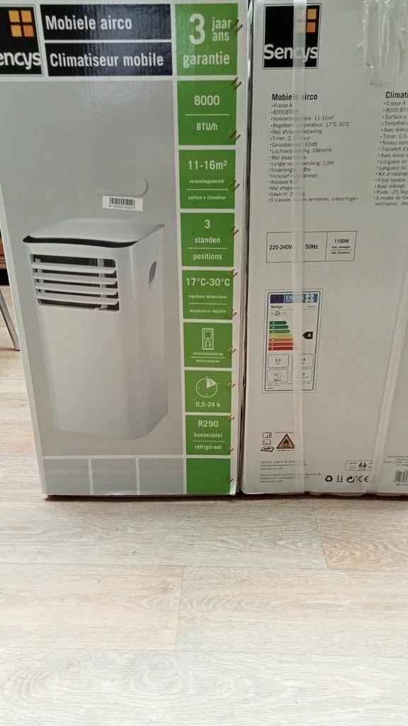 Mobiele airco's, Elektronische apparatuur, Airco's, Mobiele airco, Afstandsbediening, Ophalen