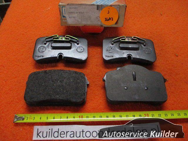 Remblokken voorzijde Audi C4 S4 Turbo Quattro V8 Quattro 368, Auto-onderdelen, Remmen en Aandrijving, Audi, Nieuw, Herkomst onderdeel bekend