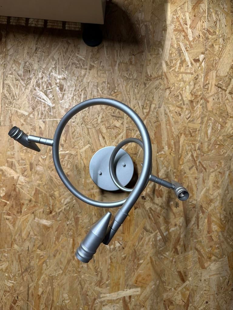 Plafondspot armatuur met ledspot of halogeenspot, Huis en Inrichting, Lampen | Spots, Gebruikt, Metaal of Aluminium, Ophalen of Verzenden