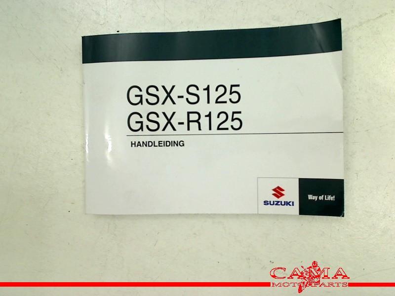 MANUEL UTILISATEUR NOTICE GSX R 125 2020-2021 (GSX-R125XA), Motos, Dhr. S. di Majo, Utilisé, Info@cama-motorparts.nl, P.J. Troelstraweg 8 8
3144 CX  MAASSLUIS, NL