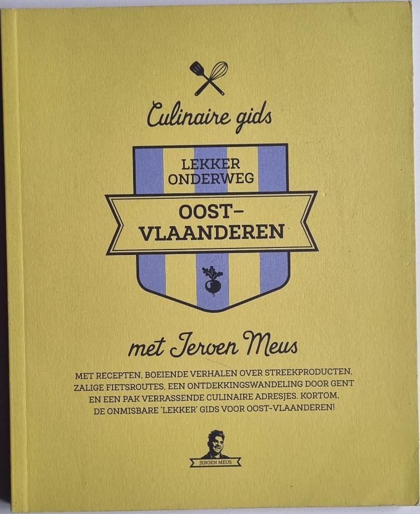 Culinaire gids Oost-Vlaanderen - Jeroen Meus - 2015, Boeken, Jeroen Meus, Zo goed als nieuw, Tapas, Hapjes en Dim Sum, Ophalen of Verzenden