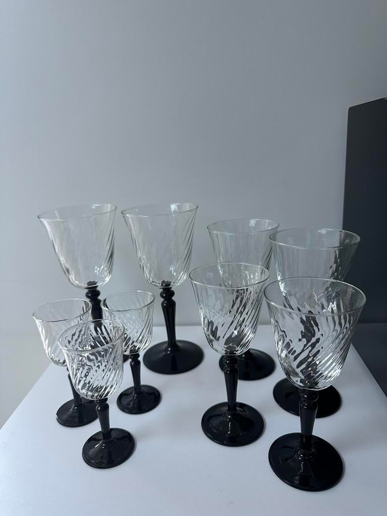 Vintage glazen Arcoroc, Ophalen, Zo goed als nieuw