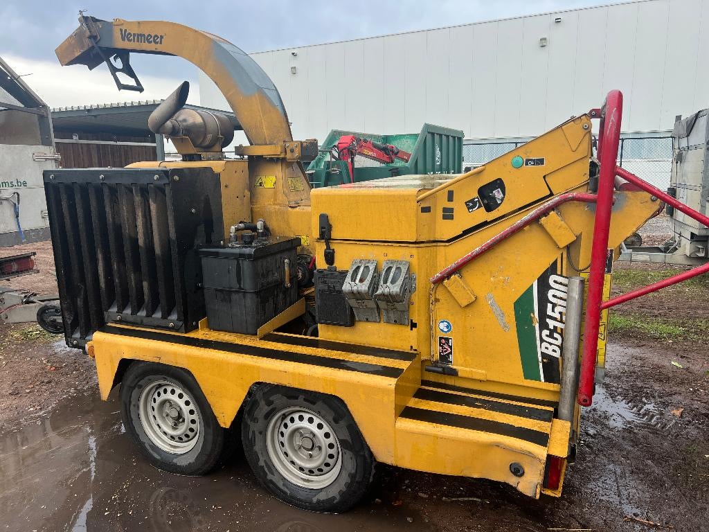 hakselaar vermeer bc1500, Zakelijke goederen, Machines en Bouw | Tuin, Park en Bosbouw, Ophalen, Hakselaar