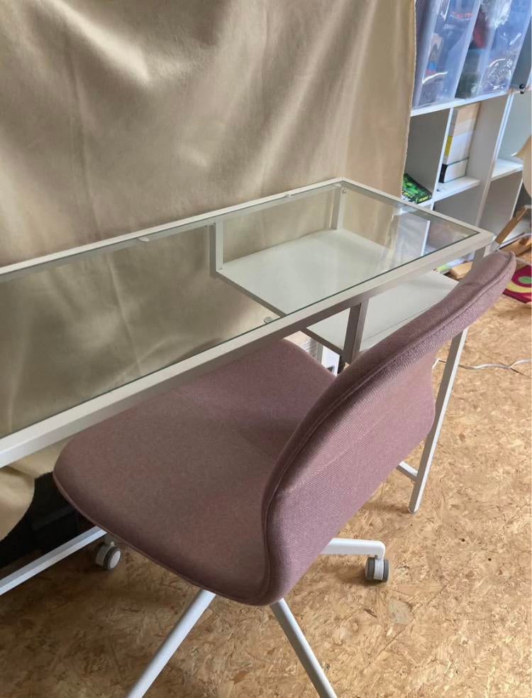 Laptoptafel wit Vittsjo Ikea, Huis en Inrichting, Bureaus, Ophalen, Zo goed als nieuw, IKEA, Wit