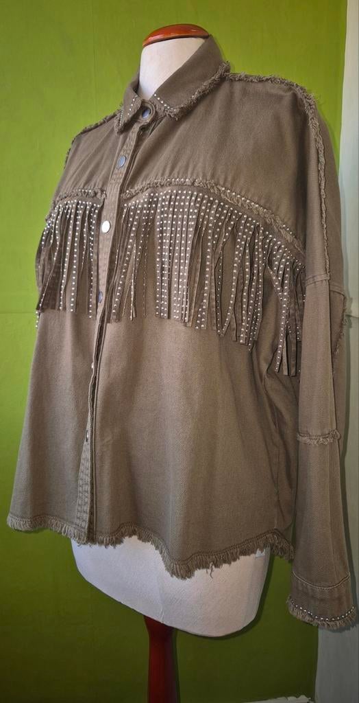 Zara jasje met fringes, Ophalen of Verzenden, Maat 36 (S)