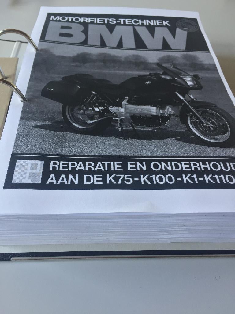 BMW werkplaatsboek Nederlands K75 K100 K1100rs K1100lt ..., Motos, Enlèvement ou Envoi, BMW