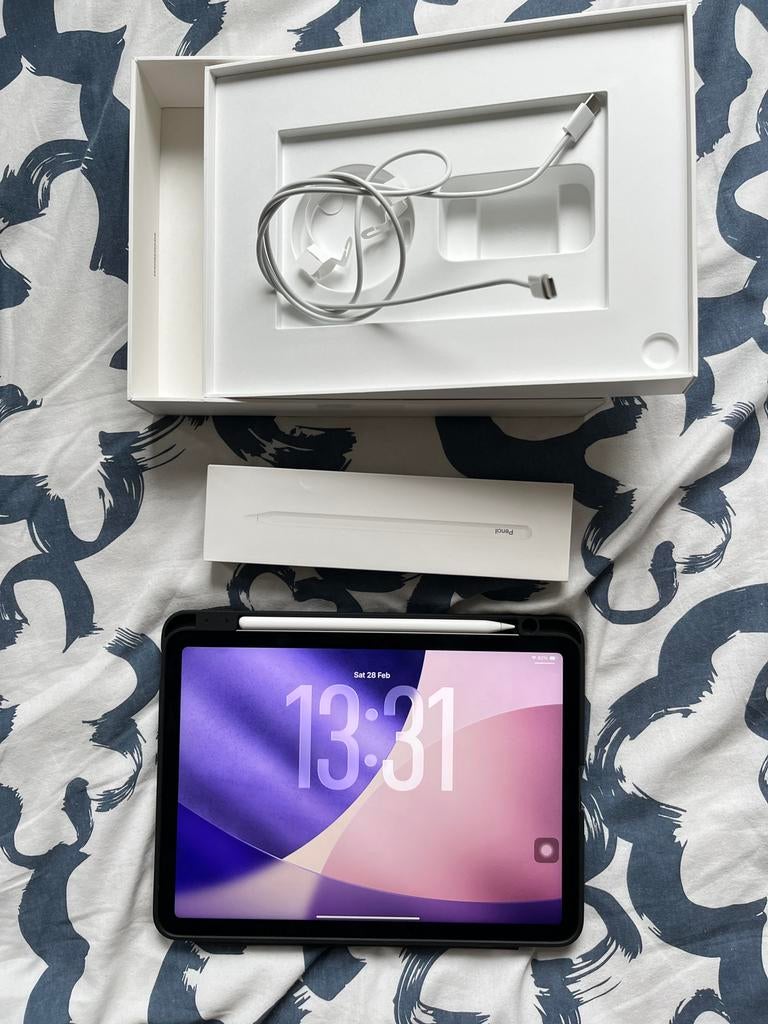 iPad Air 5 M1 64Go 10,9 inch, Enlèvement ou Envoi, Comme neuf, Gris