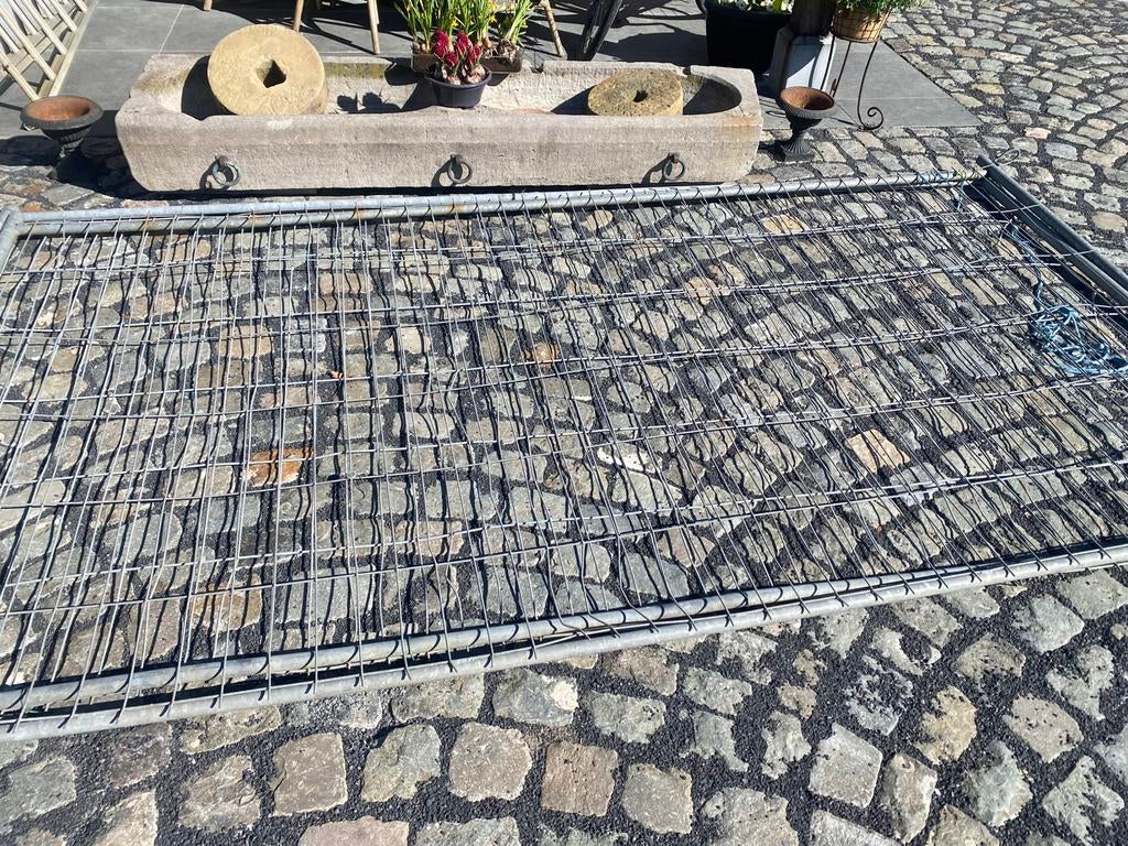 Werfhekkensb, Bricolage & Construction, Abris de chantier & Baraques de chantier, Enlèvement, Comme neuf