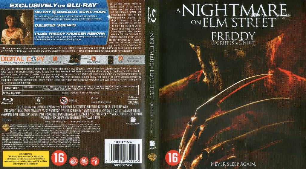 freddy les griffes de la nuit (blu-ray) neuf, Enlèvement ou Envoi, Comme neuf, Horreur