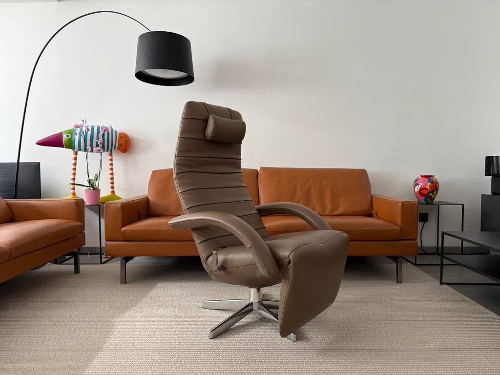 Jori Yoga Mono-Move Relax (Showroommodel), Ophalen of Verzenden, Nieuw, Leer, Durlet leolux natuzzi stressless himolla vitra