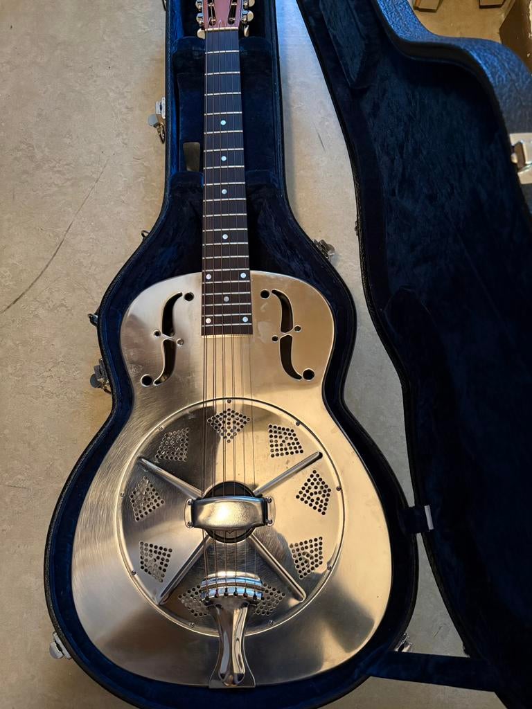 National Resophonic, Muziek en Instrumenten, Snaarinstrumenten | Gitaren | Akoestisch, Ophalen, Zo goed als nieuw