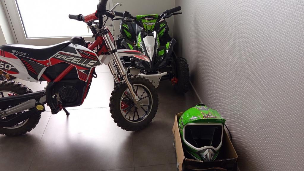 Kinderquad + Motor Nitro te koop ( Elektrisch ), Ophalen