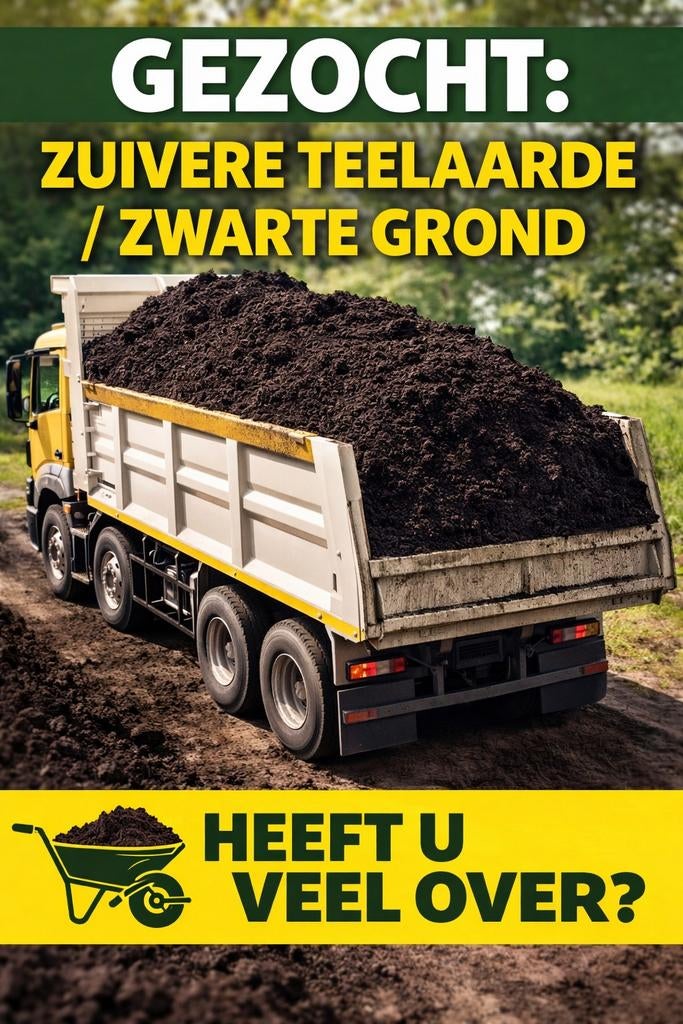 Zwarte grond / teelaarde GEZOCHT, Ophalen