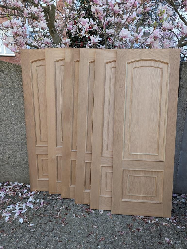 20 Binnendeuren Massief Eik, Doe-het-zelf en Bouw, Ophalen, Minder dan 80 cm, Binnendeur, Nieuw