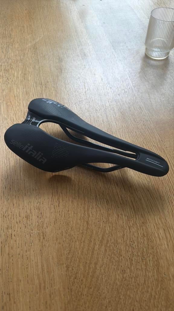 Selle Italia SLR BoostTM Superflow zwarte stoel, Fietsen en Brommers, Fietsonderdelen, Ophalen of Verzenden, Nieuw, Zadel