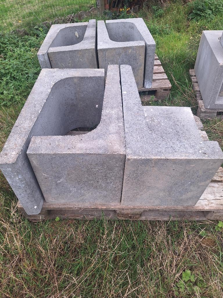 murs de soutènement - broderie, Enlèvement, Neuf, Béton, Autres types