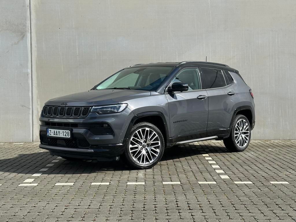 Jeep Compass (Memory,ACC,Zetel en stuurverw., …), Auto's, 4 cilinders, 5 zetels, 5 deurs, Hybride Elektrisch/Benzine