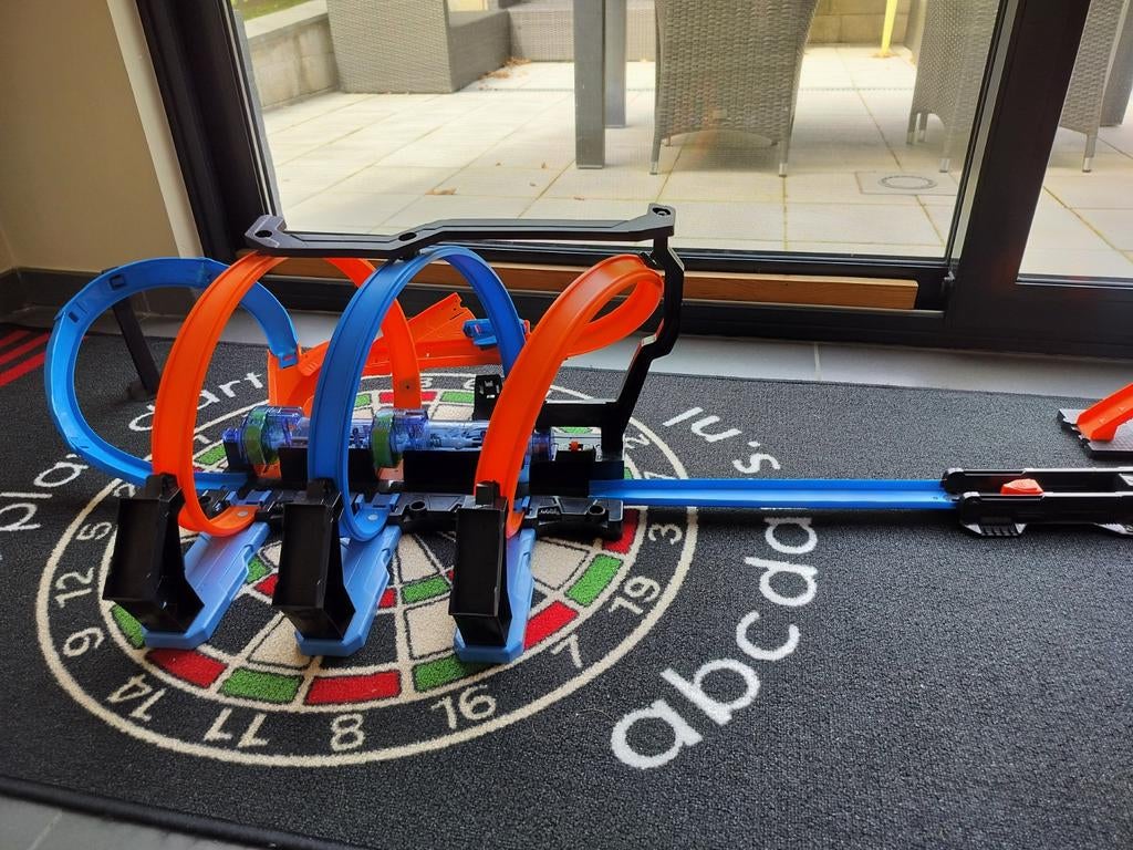 Racebaan Hot Wheels, Racebaan, Ophalen of Verzenden, Zo goed als nieuw, Met looping