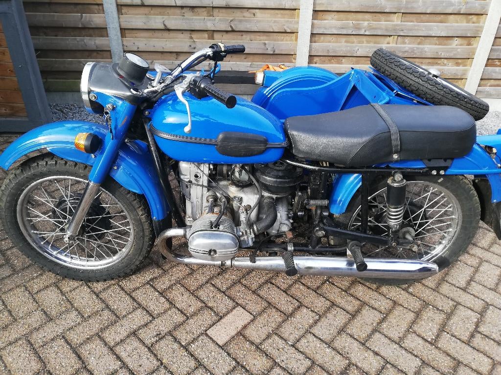 Ural met zijspan, Motoren, Ophalen, Gebruikt