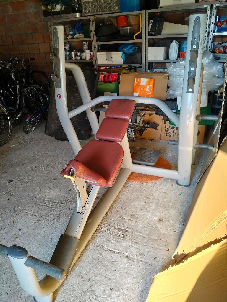 Olympic incline bench press - professionele schuine bank, Enlèvement, Utilisé, Pectoraux, Banc d'exercice