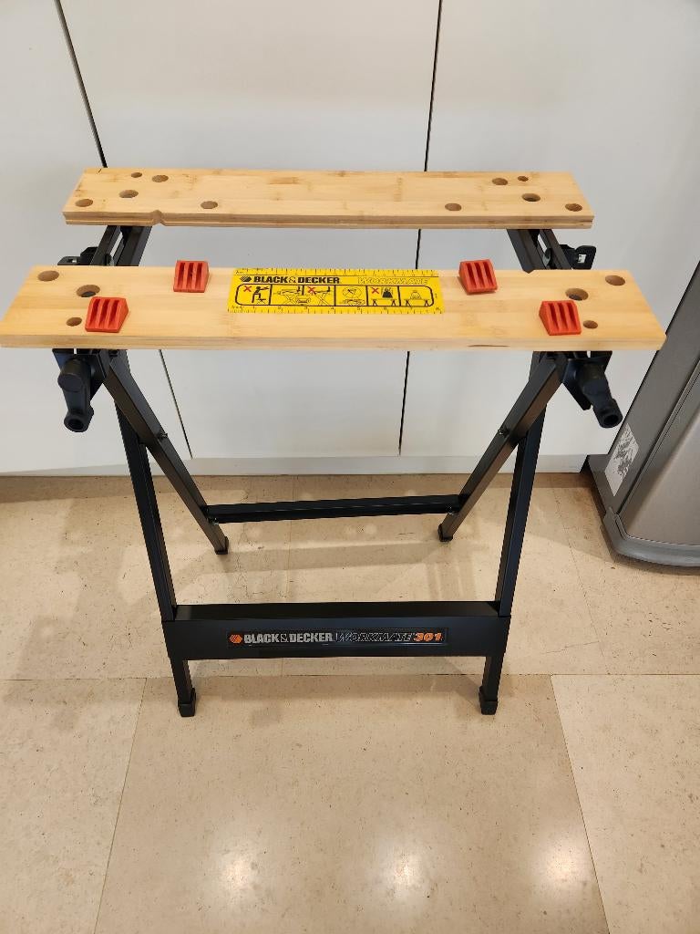 Etabli pliable réglable hauteur Black etDecker Workmate w301, Ophalen, Zo goed als nieuw