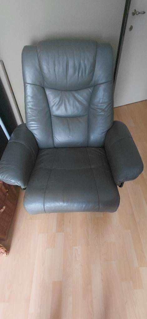 één persoon relax zetel handbediening, Maison & Meubles, Canapés | Salons, Utilisé, Une personne, Enlèvement