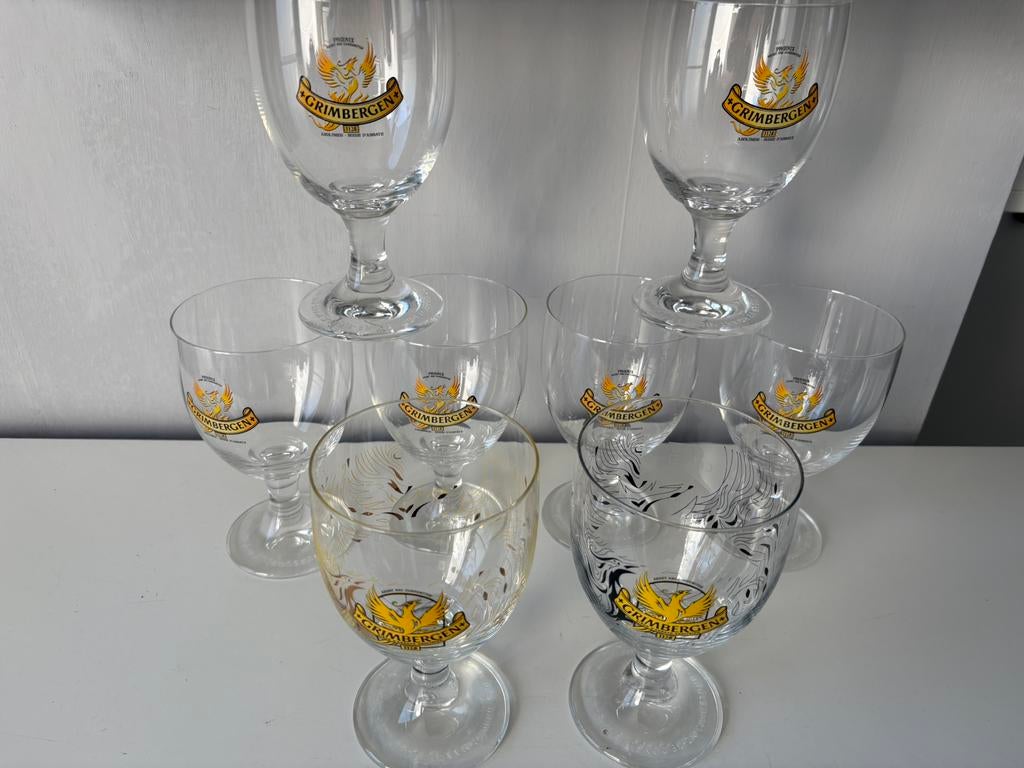 8 verres GRIMBERGEN, Collections, Enlèvement ou Envoi, Neuf
