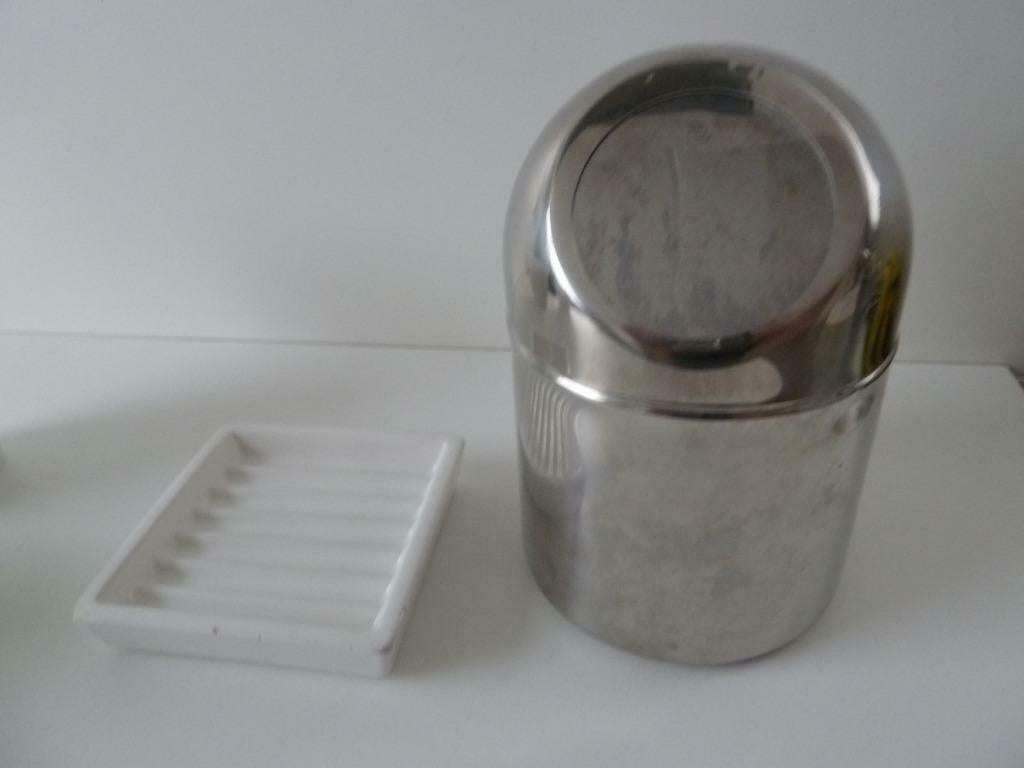 poubelle de salle de bain inoxydable toilette brosse à dents, Maison & Meubles, Enlèvement ou Envoi