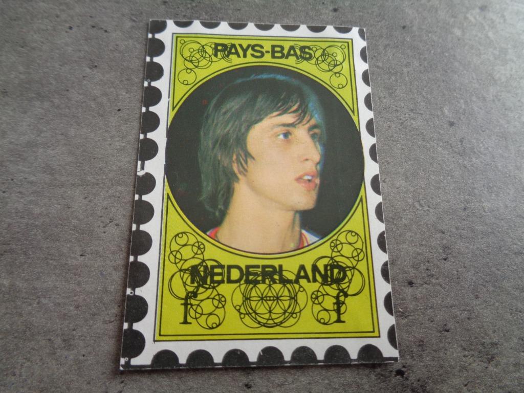 VANDERHOUT VOETBAL PRENT   PLAATJE    CRUYFF JOHAN BEGIN SEV, Ophalen of Verzenden, Plaatje