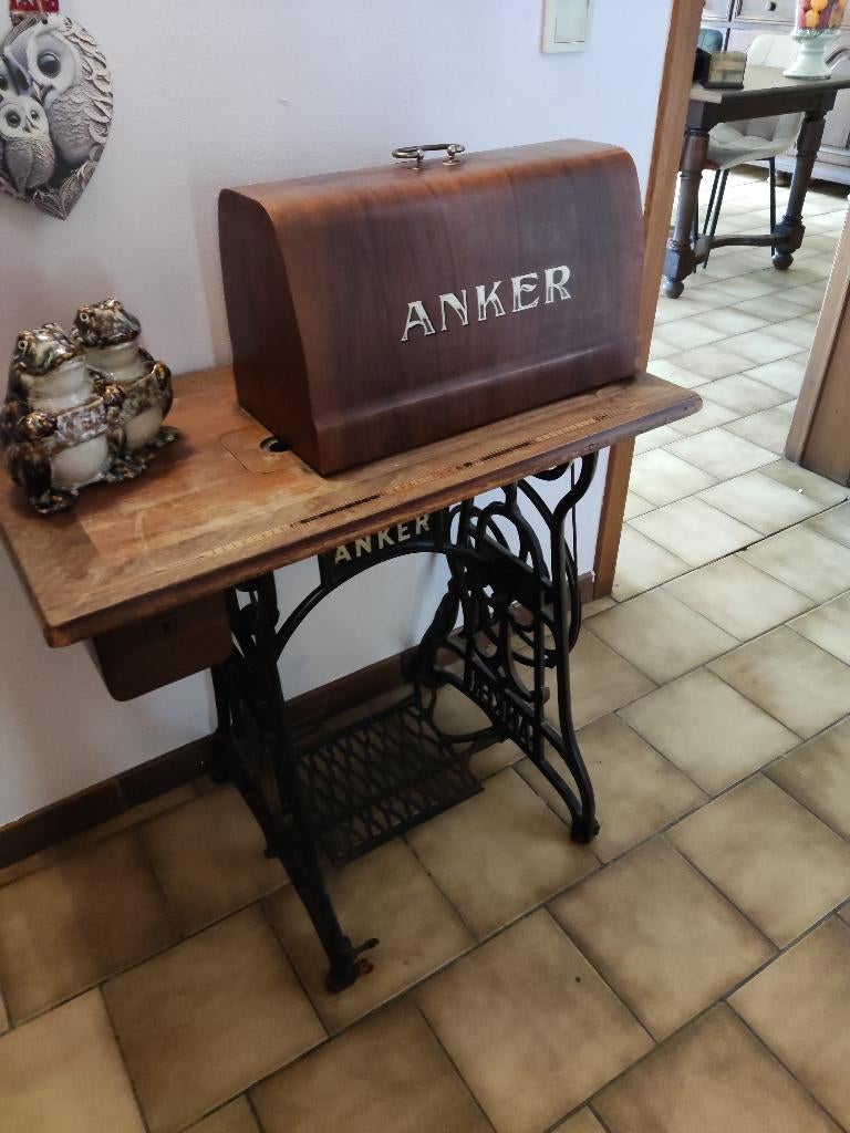 naaimachine Anker, Ophalen